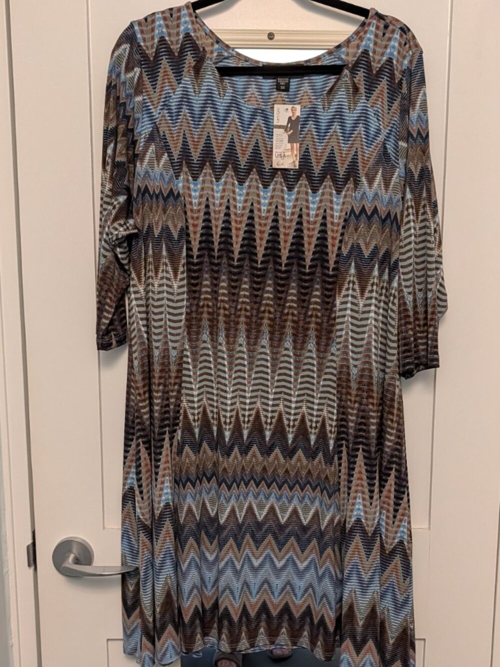 Karen Kane Multicolor Dress - Plus Size 3X